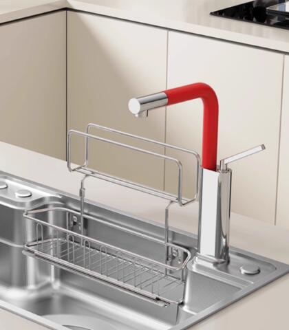 Red Full Copper 360°Swivel Single Handle Pull Out Kitchen Tap FR0999 Red Full Copper 360°Swivel Single Handle Pull Out Kitchen Tap FR0999
