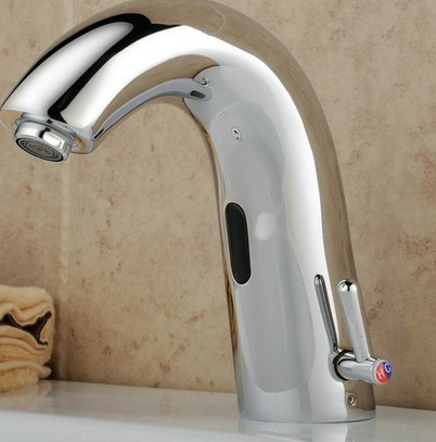Contemporary Bathroom Sink Faucet with Hot and Cold Automatic Sensor - T0119A